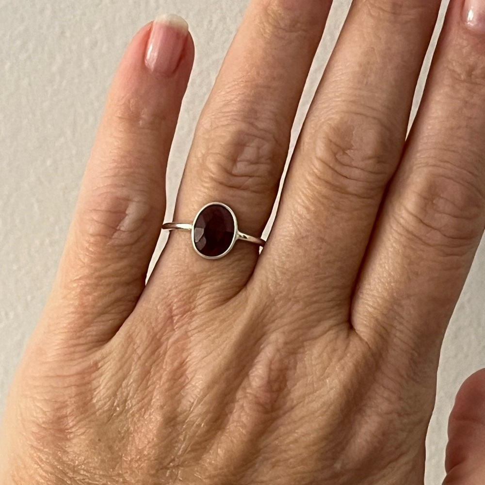 925 Solid Sterling Silver Minimal Stacking Ring R… - image 7